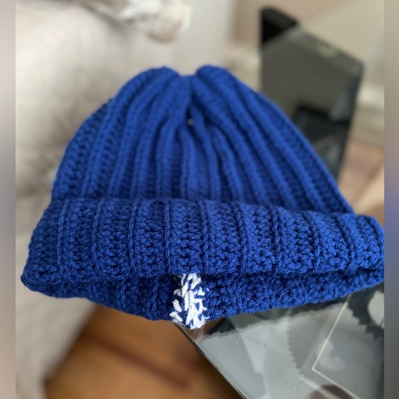 2pc Crochet Hat and Fringe Scarf Set - Picture 4 of 5